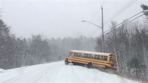 No Injuries In Nova Scotia School Bus Accident The Weather Channel