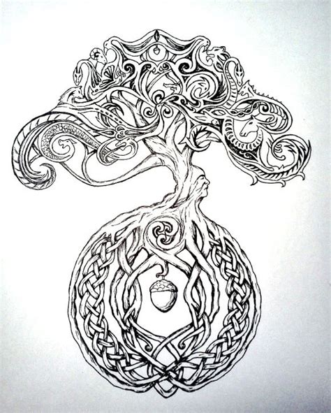 Download the tree of life wallpaper for your desktop: Celtic tree by chaotic-rainbow.deviantart.com on ...