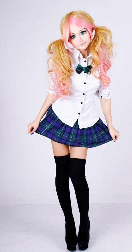 Anastasiya Shpagina The Living Anime Girl In Japanese School Girl