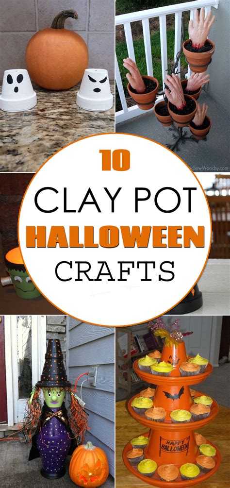 10 Awesome Clay Pot Halloween Crafts