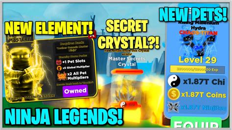 Here's a look at all of the currently available codes, as well as some you might have missed out on. Ninja Legends Roblox Chaos Titan Rising Millenium Hydra Op ...