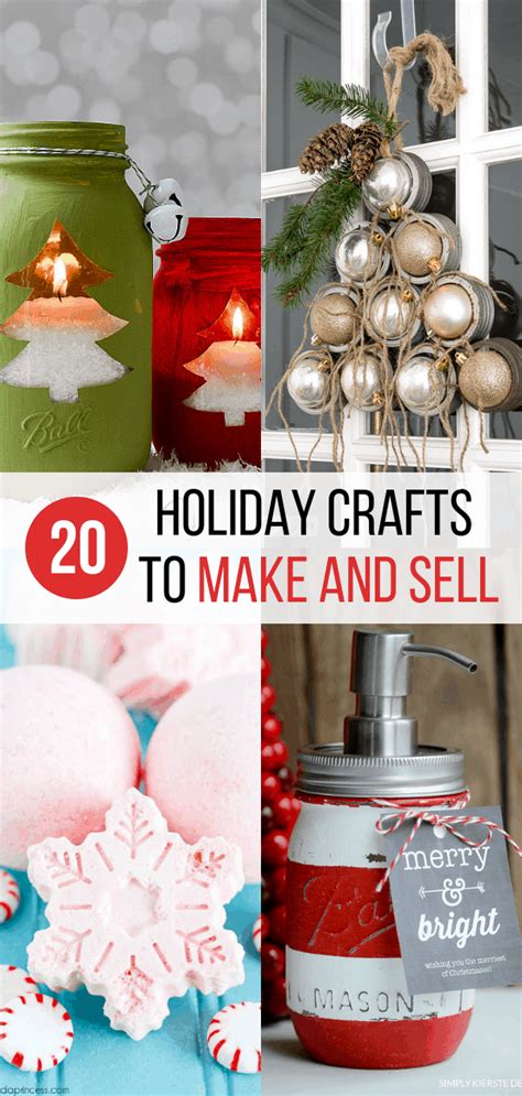 20 Easy Diy Holiday Crafts To Make And Sell Inspired Her Way