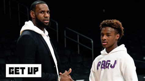 Will Lebron Play With His Son Bronny Jr In The Nba One Day Get Up