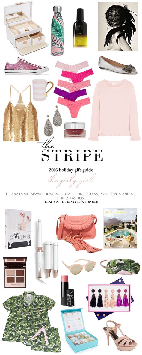 Give the teenager in your life something she can wear—and include an identical one for her friend. Best Gifts for Her 2016: The Girly Girl - The Stripe.