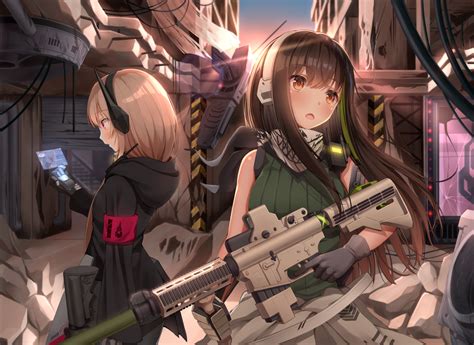 11 Anime Girls With Guns Wallpaper Hd Anime Wallpaper