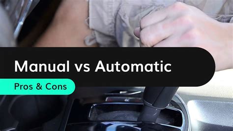 Manual Vs Automatic Car Transmissions Pros And Cons Youtube