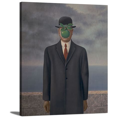 Trinx The Son Of Man 1964 By René Magritte Wrapped Canvas Painting