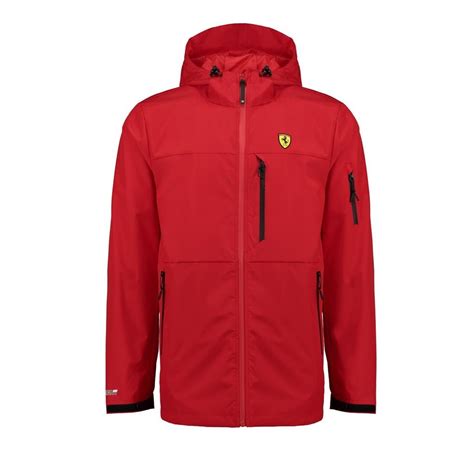 Mens Ferrari F1 Rain Jacket Red Ferrari Jacket Ferrari Jacket Men