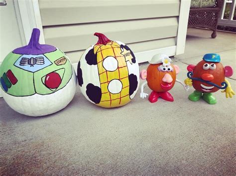Toy Story Painted Pumpkins In 2022 Creative Pumpkin Decorating
