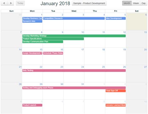 Interactive Calendars