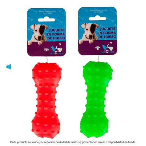 Juguete Para Perro Pets And More Hueso Varios Colores 1 Pza Walmart