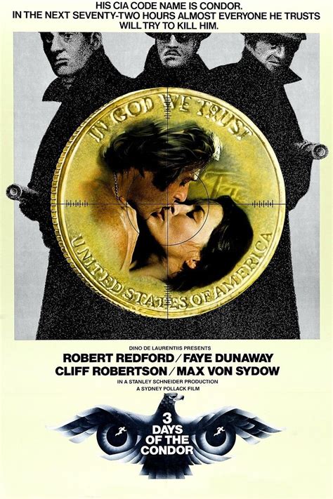 Three Days Of The Condor 1975 Robert Redford Faye Dunaway Movie