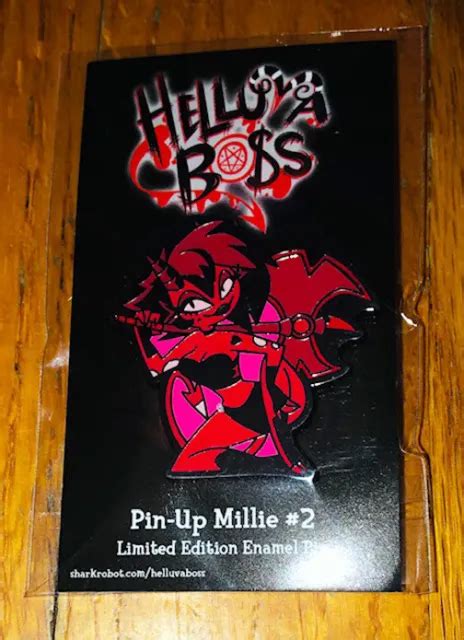 Helluva Boss Pin Up Valentine S Millie Pin Sold Out Forever Hazbin