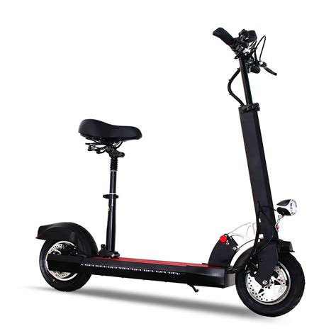 Fat Tire 500w 10 Inch Two Wheel High Speed Electric Scooter With Seat
