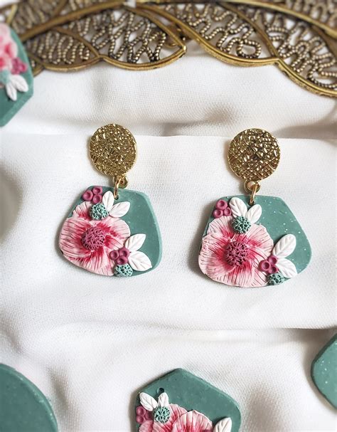 Excited To Share The Latest Addition To My Etsy Shop Floral Earrings
