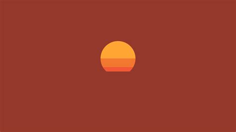 1366x768 Resolution Sunset Minimalism 1366x768 Resolution Wallpaper