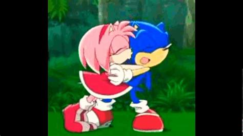 Sonic And Amy Kiss A Girl Youtube