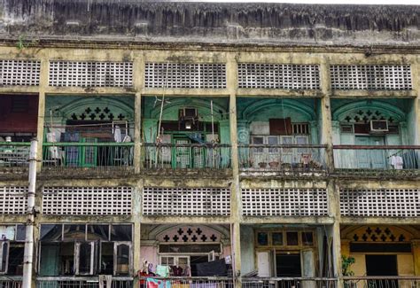 Old Buildings In Yangon Myanmar Stock Photo Image Of Culture