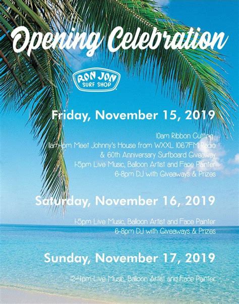 Ron Jon Surf Shop To Open Nov 15 At Disney Springs