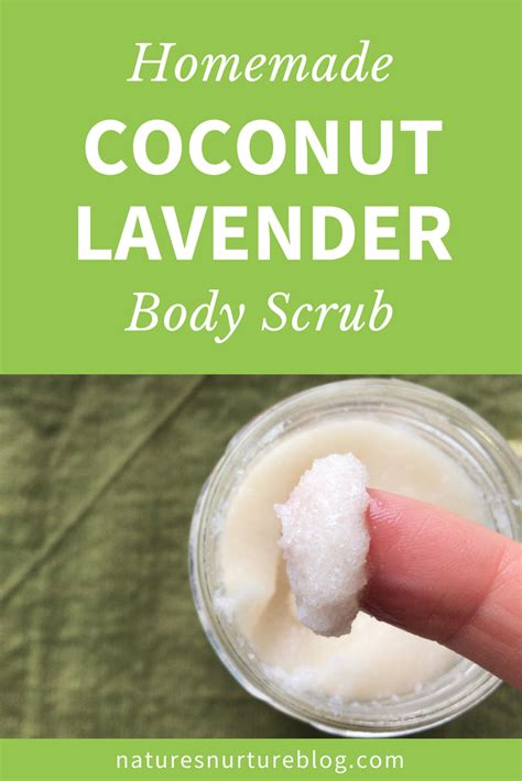 Homemade Coconut Lavender Body Scrub Recipe Body Scrub Recipe