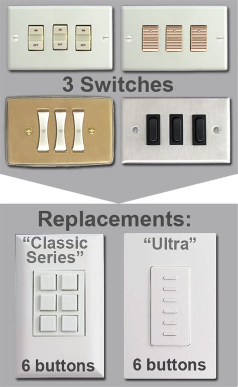 Touch Plate Switches Low Voltage Light Switch Plates Lighting Parts