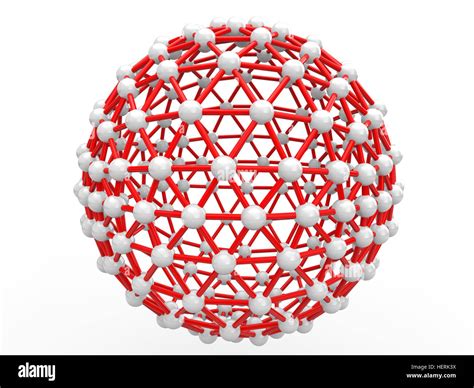 3d Scientific Geometric Sphere Structure Stock Photo Alamy