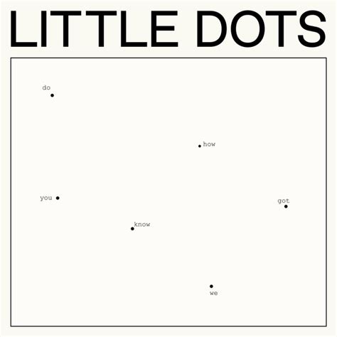 Do You Know How We Got Here Album By Little Dots Spotify