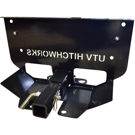 Utv Hitchworks Receiver Hitch Extension And Skid Plate — Fits Kubota