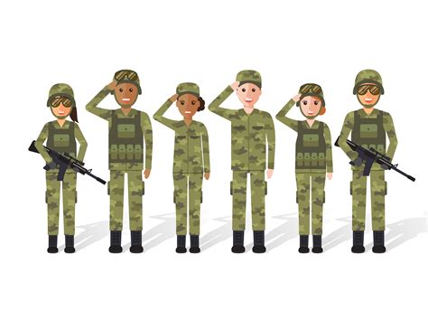 Military People 547757 Vector Art At Vecteezy