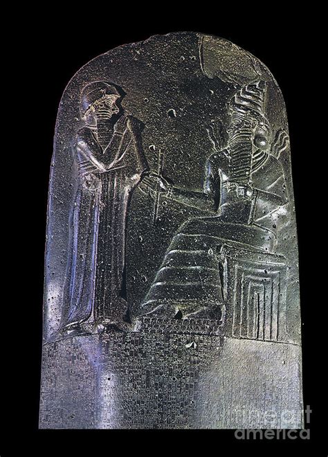 Stele Of The Code Of Hammurabi Relief By Arkitekta Art Pixels