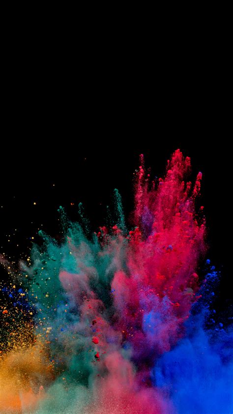 Download Wallpaper 1440x2560 Colors Blast Explosion Colorful Qhd