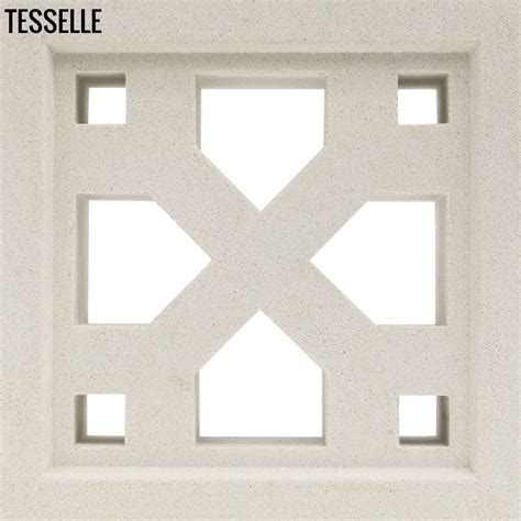 Crossing Lily White 7.5" Cement Breeze Block in 2021 | Breeze blocks