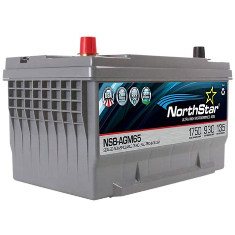 Buy Northstar Pure Lead Automotive Group 65 Battery Nsb Agm65 Online At