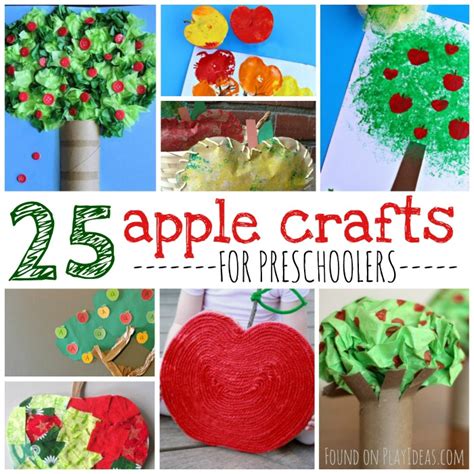 25 Apple Crafts For Preschoolers