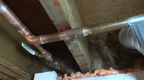 However, they mostly burst when water within them freezes and expands, thereby putting excessive pressure on them and this leads to a burst. repair copper water pipe - YouTube