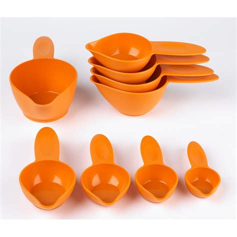 Pourfect 9pc Tangerine Measuring Cup Sets Are The Worlds Largest