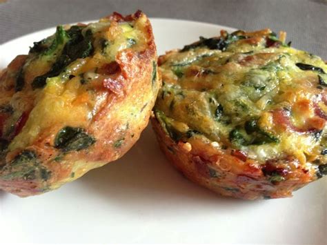 Crustless Mini Quiche With Spinach And Bacon Jane At Home Mini