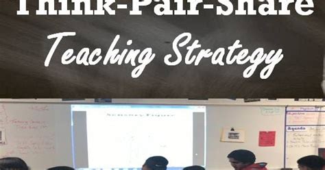 History Chalk Talk Think Pair Share Teaching Strategy