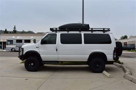 Custom excursion roof rack and side laddersthis one of a kind roof rack is 50 inches by 104 inches and built exclusively for ford excursions.we designed this rack as to not be full length of roof, solely for the reason of eliminating road wind noise. Aluminess Roof Racks for Ford Vans - Agile Off Road