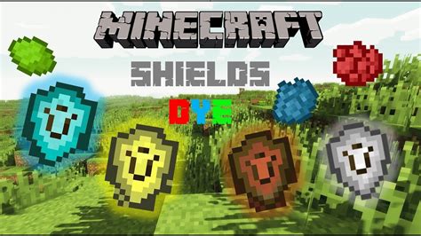 Outdated Minecraft Tutorial How To Dye Shields 19 Snapshot