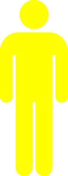 Yellow Icon Man Clip Art At Vector Clip Art Online Royalty