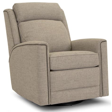 Smith Brothers 736 736 87 Transitional Power Swivel Glider Recliner