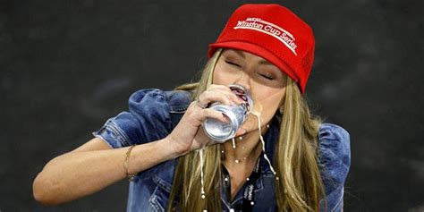 Katelyn Larson Drinks Beer After Her Husbands Nascar All Star Race