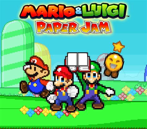 Mario And Luigi Paper Jam Poster My Version By Asylusgoji91 On