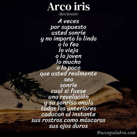 Poema Arco Iris De Mario Benedetti Análisis Del Poema