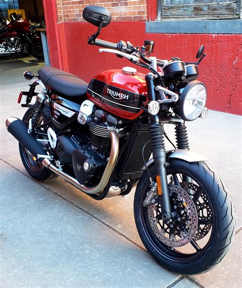 New 2020 Triumph Speed Twin Red Motorcycle In Denver 19t67 Erico