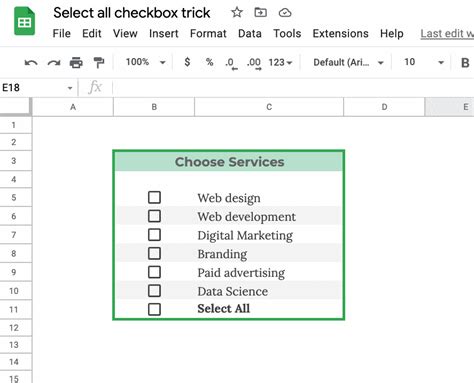 How To Uncheck All Checkboxes In Google Sheets Joe Tech
