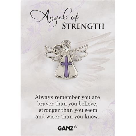Ganz Your Special Angel Angel Of Strength Pin Fitzulas T Shop