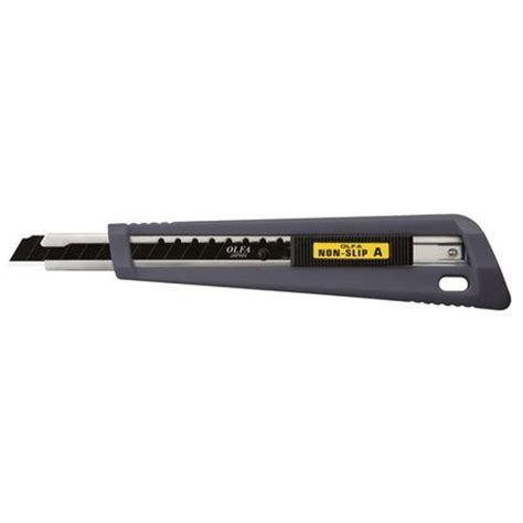 Olfa Rubber Grip Auto Lock Utility Knife 9mm Premier Paint And Wallpaper