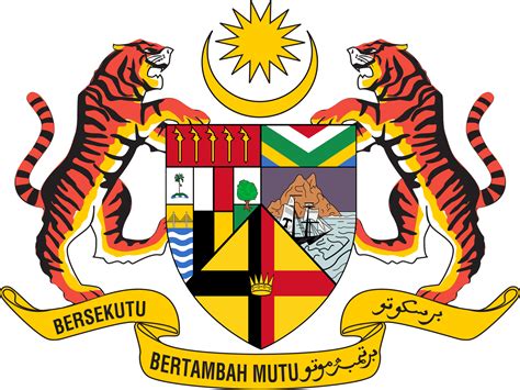 Coat Of Arms Of Malaysia If The Status Of Sabah And Sarawak Within